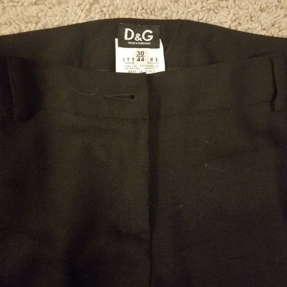 Dolce & Gabbana VINTAGE Wool Dress Pants - Picture 3 of 8